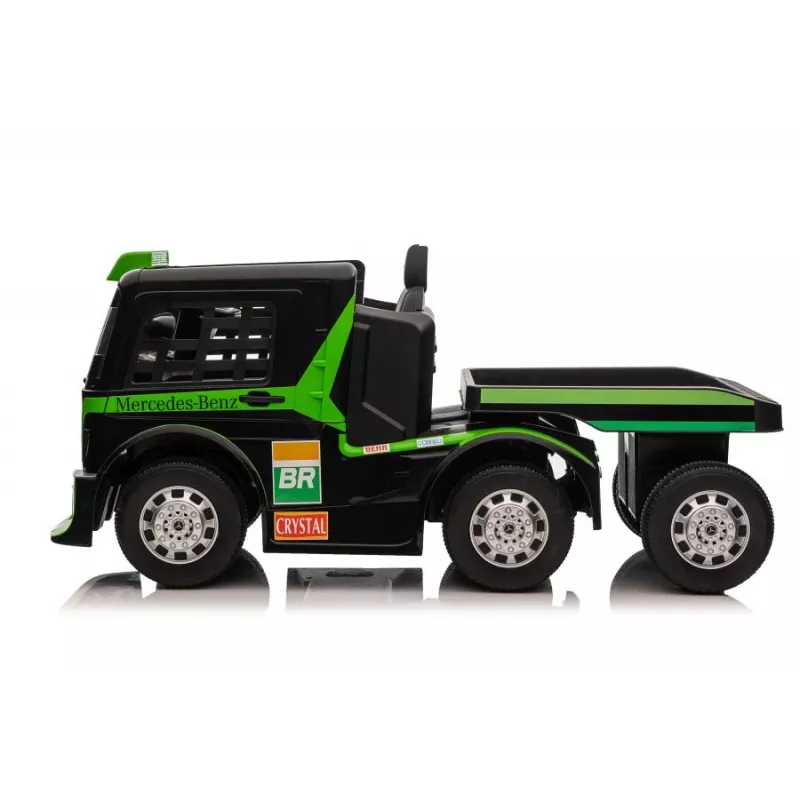 Mercedes Truck + Trailer XMX622B brinquedo a pilhas com LCD verde