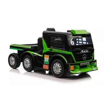 Mercedes Truck + Trailer XMX622B brinquedo a pilhas com LCD verde