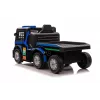 Mercedes Truck + Trailer XMX622B brinquedo a pilhas com LCD azul-marinho