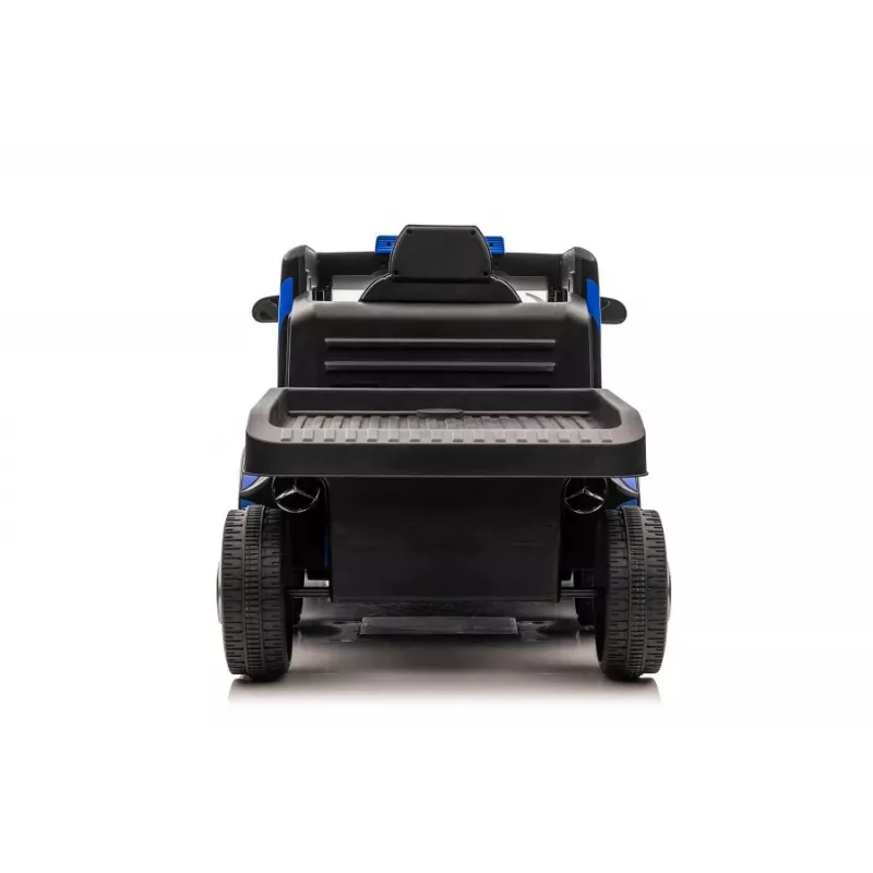 Mercedes Truck + Trailer XMX622B brinquedo a pilhas com LCD azul-marinho