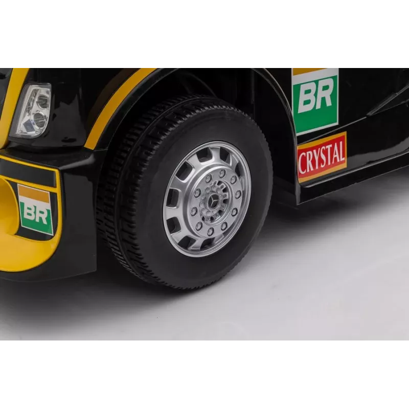 Mercedes Truck + Trailer XMX622B carro de brincar a pilhas com LCD amarelo