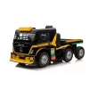 Mercedes Truck + Trailer XMX622B carro de brincar a pilhas com LCD amarelo