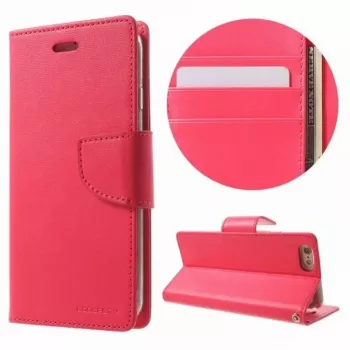 Mercury Capa tipo carteira folio Bravo Diary rosa-choque para Apple iPhone X/XS