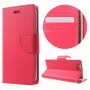 Mercury Capa tipo carteira folio Bravo Diary rosa-choque para Apple iPhone X/XS