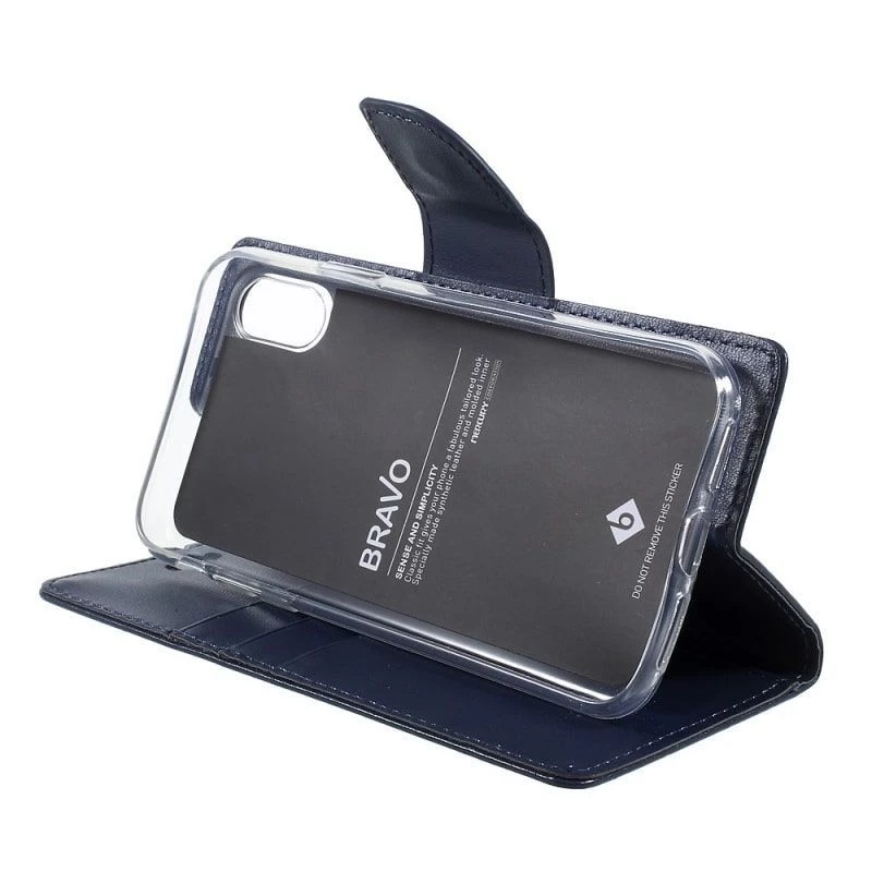 Mercury Apple iPhone X/XS Bravo Diary azul-marinho