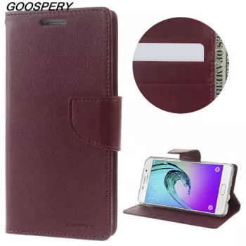 Mercury Apple iPhone X/XS Bravo Diary Capa com carteira vinho