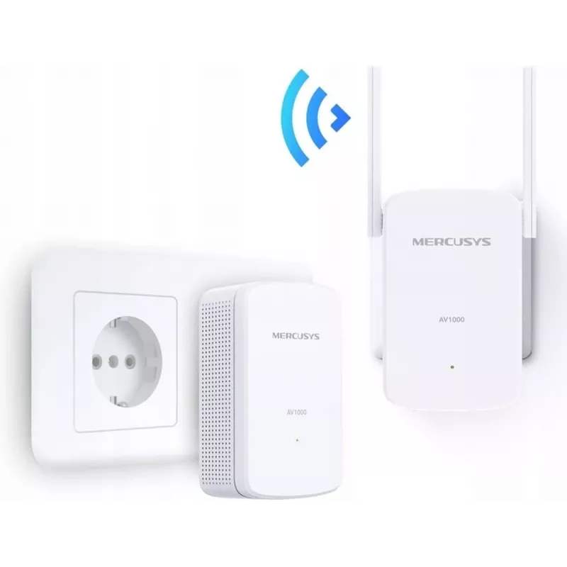 Mercusys MP510 KIT V1 kit de adaptadores Powerline AV1000 Gigabit, pack de 2