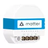 MEROSS MSS815MAQUA-UN Interruptor inteligente Wi-Fi pack de 4 (2,4 GHz, ficha US, sem hub necessário)