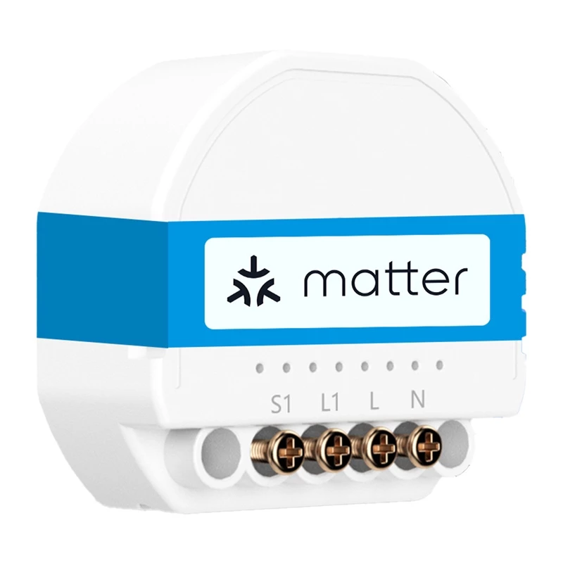 MEROSS MSS815MAQUA-UN Interruptor inteligente Wi-Fi pack de 4 (2,4 GHz, ficha US, sem hub necessário)