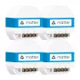 MEROSS MSS815MAQUA-UN Interruptor inteligente Wi-Fi pack de 4 (2,4 GHz, ficha US, sem hub necessário)