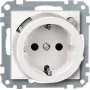 MERTEN 232819 Tomada Schuko com interruptor diferencial, 16 A, 230 V, Branco polar