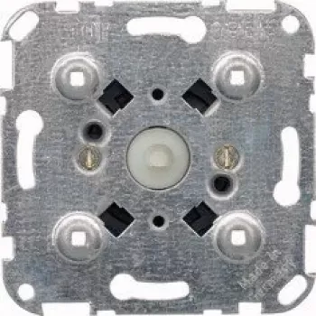 Merten 317400 System M Mecanismo de interruptor de comutação, 2 polos, 10 AX, 250 V, encastrar, terminais de parafuso, isento de halogéneos