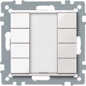 Merten 627819 Mecanismo de interruptor de comutação, 10 A, 250 V, encastrar, cinzento