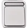 Merten Aquastar Interruptor de controlo bipolar com luz de controlo, cinzento-claro MEG3102-8029