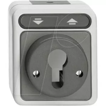 Merten AQUASTAR Mecanismo de botão/interruptor de estore para cilindro de fechadura, verde-claro MEG3717-8029