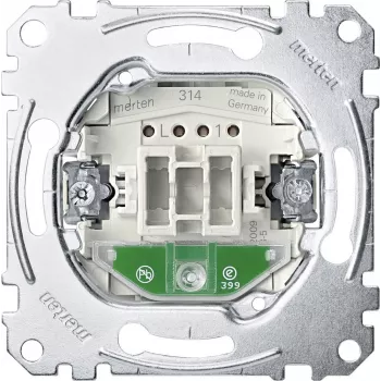 Merten mecanismo de interruptor de cartão 1 polo com luz de controlo separada MEG3760-0000