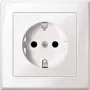 Tomada Schuko Merten MEG2300-1519 CEE 7/3, encastrar, 16 A, 250 V, branco polar