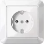 Tomada Schuko Merten MEG2301-1025, 16 A, encastrar, branco polar
