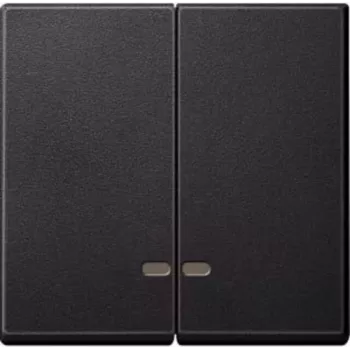 Placa central Merten MEG3420-0414 para tomadas TAE, antracite, System M