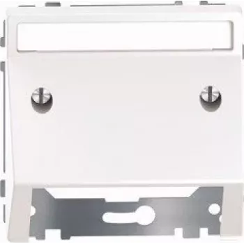Tampa de tecla Merten MEG4540-6035 System M, branco polar brilhante termoplástico, para interruptores