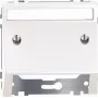 Tampa de tecla Merten MEG4540-6035 System M, branco polar brilhante termoplástico, para interruptores