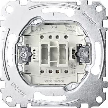 Merten Mecanismo de botão 1 polo 10A 250V MEG3050-0000