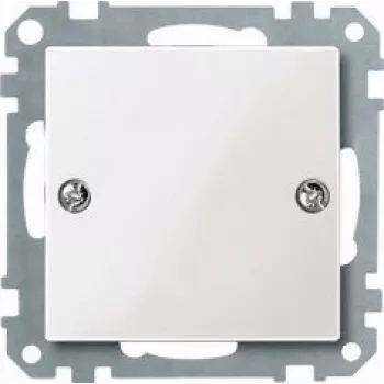 Merten System M Moldura 1 módulo branco polar brilhante 461819