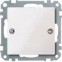 Merten System M Moldura 1 módulo branco polar brilhante 461819