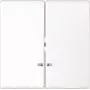 Merten System M Moldura de 2 módulos, branco-polar brilhante termoplástico, MEG3420-6035