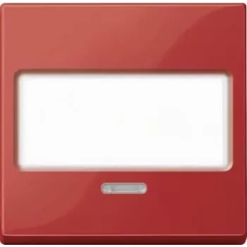 Merten System M Tecla para tomada com interruptor integrado, vermelho-rubi MEG3370-0306