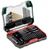 Conjunto de 86 brocas e pontas de aparafusar Metabo 626708000 em mala
