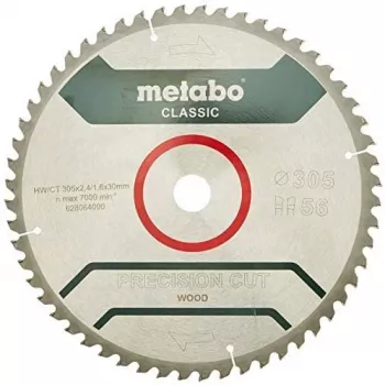 Disco de serra para madeira Metabo Precision Cut 216mm x 30mm x 48T WZ