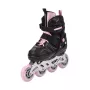 Meteor Urbo Patins em Linha Ajustáveis Preto-Rosa Tamanho 34-37