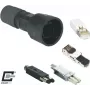 Caixa de ficha METZ BTR Industrial IP67 V1, preto 1401015002KE