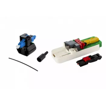 METZ CONNECT BTR NETCOM 1509QAJO002C-E Conector de fibra ótica LC/UPC, OS2 Singlemode, pack de 20