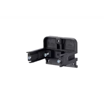 METZ CONNECT BTR 1308895510-I Suporte de montagem em T, horizontal, para calha de cabos de 55 mm, preto
