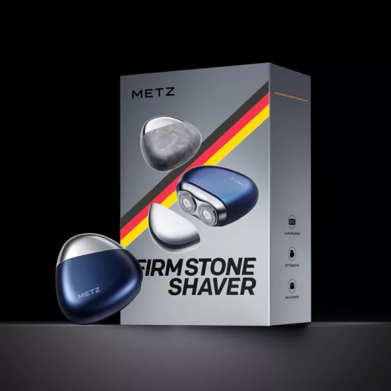 Máquina de barbear Metz Firm Stone MZPS021, cinzento pedra