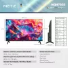 Metz MQH7030Z TV Android 40 polegadas Full HD preta