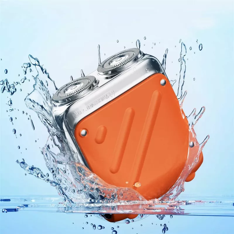 Máquina de barbear Metz Traveller, laranja
