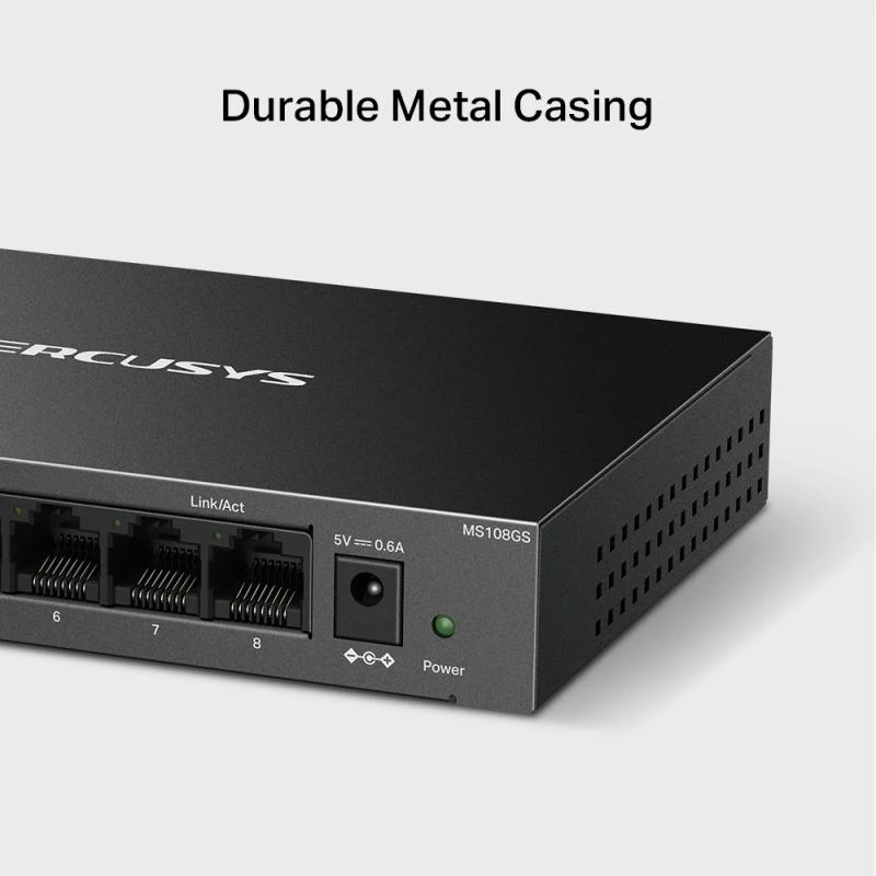 Switch de secretária Gigabit de 8 portas MEU Mercusys MS108G