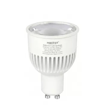 MIBOXER FUT106 GU10 Foco LED 6W RGB-CCT regulável 450lm 2700-6500K Mi-Light