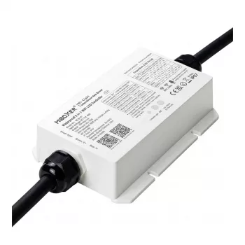 Miboxer WL5-WP controlador LED à prova de água 5 em 1, 2.4G + WiFi, IP67, 12-48V DC, 6A/canal