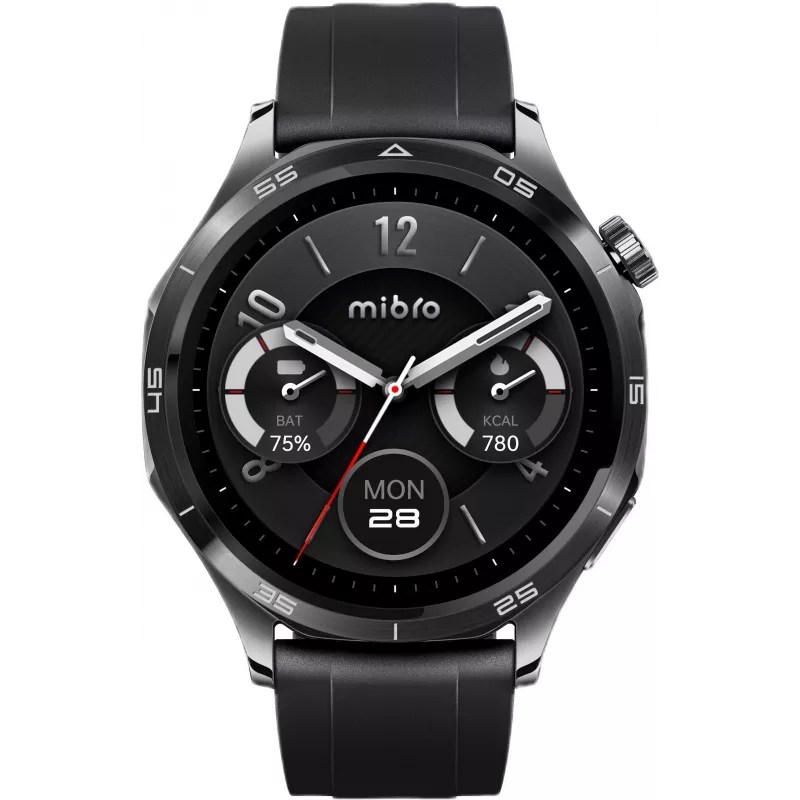 Mibro Watch GT smartwatch, preto, 2 pulseiras