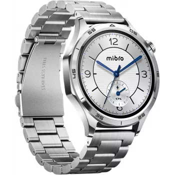Smartwatch Mibro Watch GT, prateado, 2 braceletes