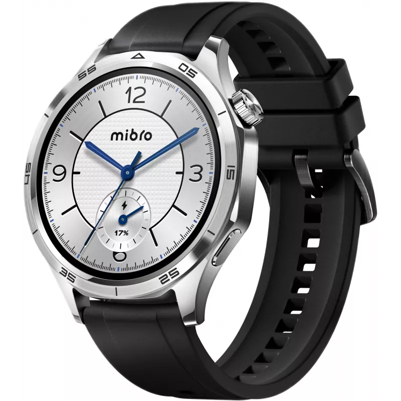 Mibro Watch GT smartwatch, prateado, 2 pulseiras