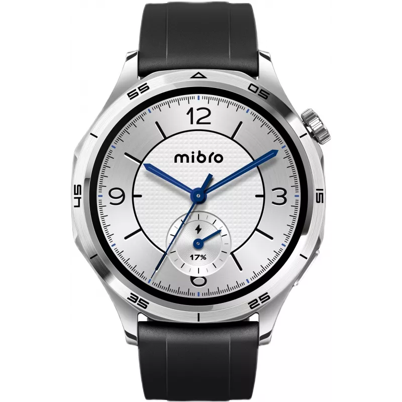 Mibro Watch GT smartwatch, prateado, 2 pulseiras