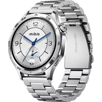 Smartwatch Mibro Watch GT, prateado, 2 braceletes