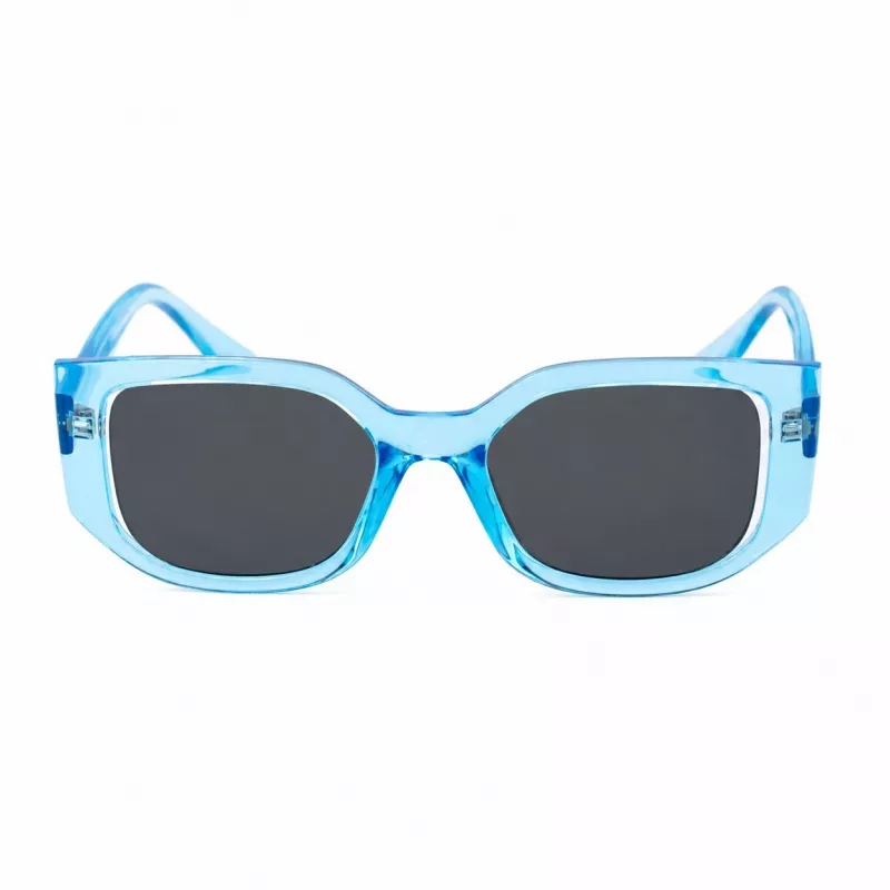 Óculos de sol Michael Kors Adrianna quadrados azul-céu 50 mm