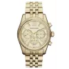 Michael Kors Bradshaw Cronógrafo Relógio de mulher MK5556 38mm Aço inoxidável dourado