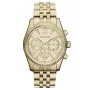 Michael Kors Bradshaw Cronógrafo Relógio de mulher MK5556 38mm Aço inoxidável dourado